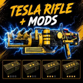Tesla Rifle + 4 Mods