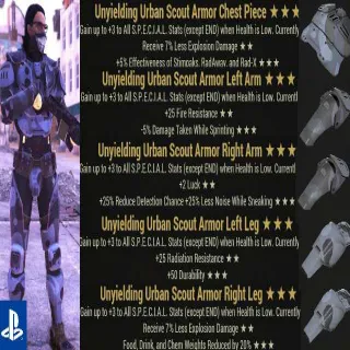 Unyielding Urban Set 5/5