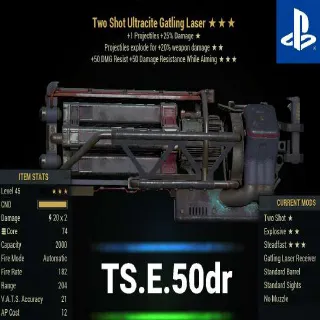 TSE50dr U Gatling Laser