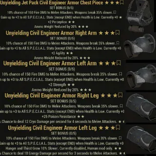 Unyielding Engineer Set 5/5