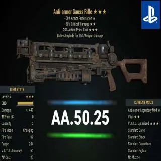 AA5025 Gauss Rifle