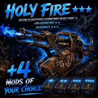 Holy Fire + 4 Mods