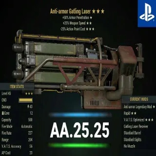 AA2525 Gatling Laser