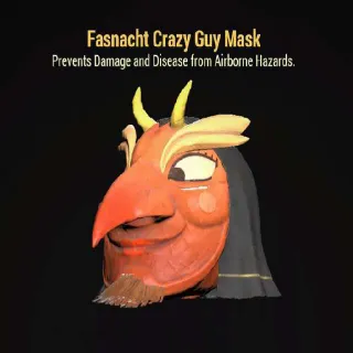 Fasnacht Crazy Guy Mask