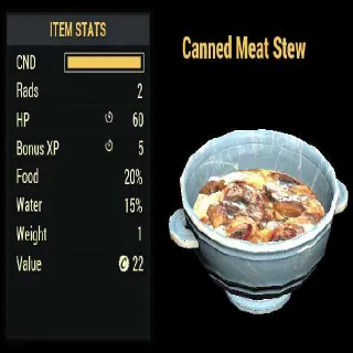 100 Canned Meat Stew