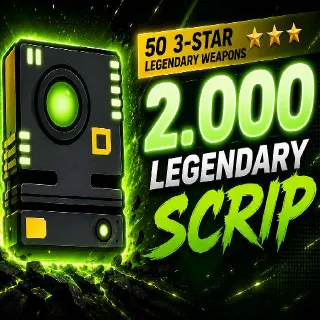 2.000 Legendary Scrip