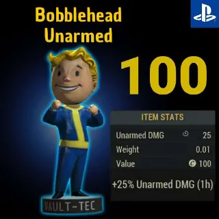 100 Unarmed Bobbleheads