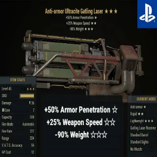 AA2590 U Gatling Laser