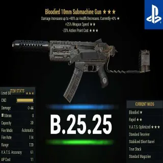 B2525 10mm Submachine