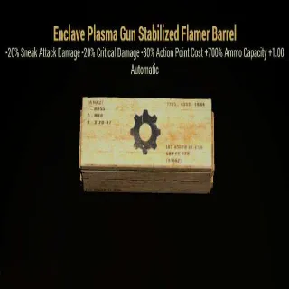 Enclave Stabilized Flamer MOD