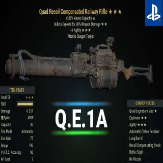 QE1A Railway Rifle