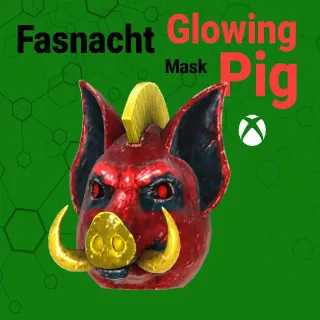 Glowing Pig Mask