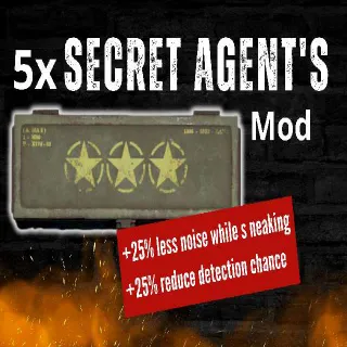 5x Secret Agent's MOD