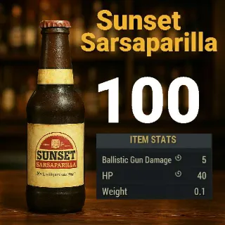 100 Sunset Sarsaparilla