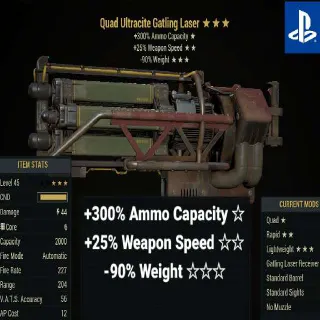 Q2590 U Gatling Laser