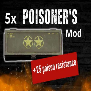 5x Poisoner's MOD