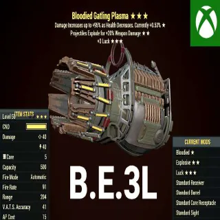 BE3L Gatling Plasma