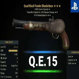 QE15 Powder Blunderbuss