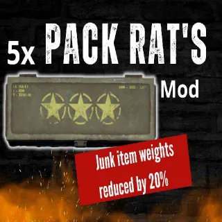 5x Pack Rat's MOD