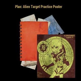 Alien Target Practice Poster