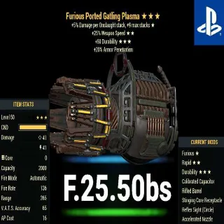 F2550bs Gatling Plasma