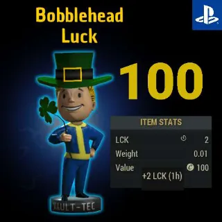 100 Luck Bobbleheads