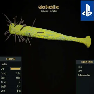 Baseball Bat Yellow