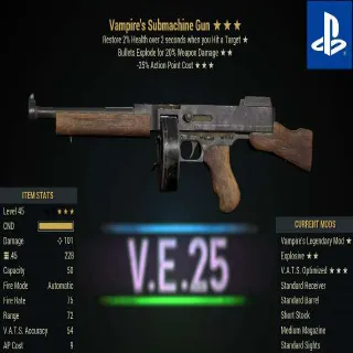 VE25 Submachine Gun