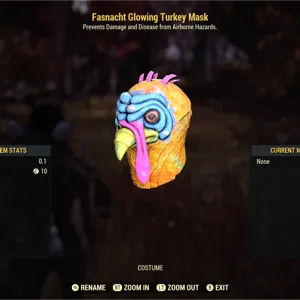 Glowing Turkey Mask