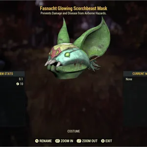 Glowing Scorchbeast Mask