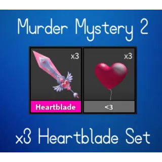 x3 Heartblade Set