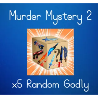 Murder Mystery 2 - x5 Random Godly