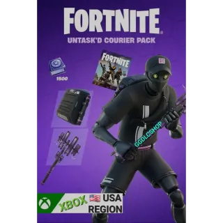 FORTNITE UNTASK'D COURIER 1500 VBUCKS QUEST PACK