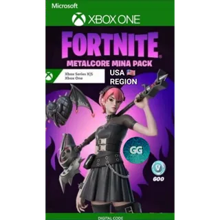 FORTNITE METALCORE MINA PACK
