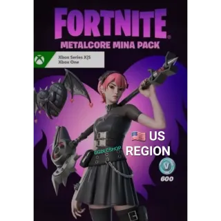 FORTNITE METALCORE MINA PACK