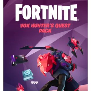 FORTNITE VOX HUNTER'S 1500 VBUCKS QUEST PACK