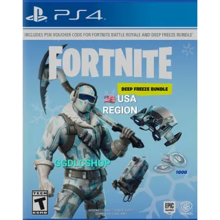 FORTNITE DEEP FREEZE BUNDLE PLAYSTATION 