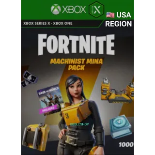FORTNITE MACHINIST MINA PACK