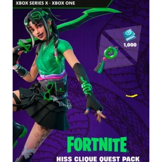 FORTNITE HISS CLIQUE QUEST PACK