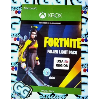 XBOX FORTNITE FALLEN LIGHT 600 VBUCKS PACK