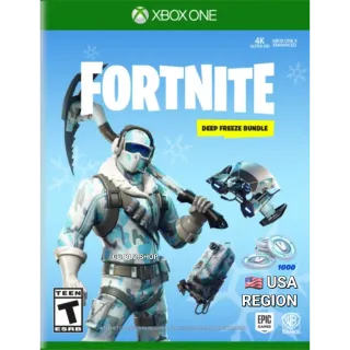 XBOX FORTNITE DEEP FREEZE 1000 VBUCKS BUNDLE 