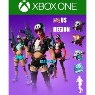 XBOX FORTNITE DERBY DYNAMO 1500 VBUCKS QUEST PACK