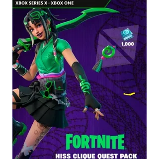 FORTNITE HISS CLIQUE QUEST PACK