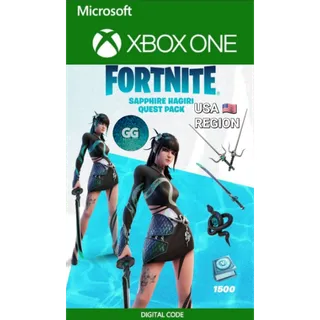 FORTNITE SAPPHIRE HAGIRI QUEST PACK