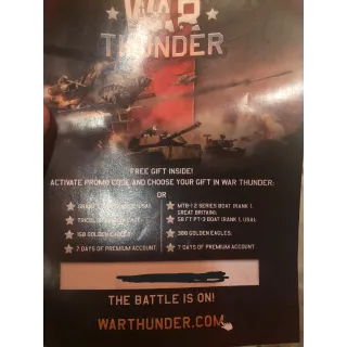 War Thunder Gift card