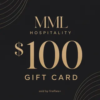 $100.00 USD MML HOSPITALITY GIFT CARDS