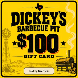 $100.00 USD DICKEYS BARBECUE PIT GIFT CARDS