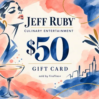 $50.00 USD JEFF RUBY CULINARY ENTERTAINMENT (JEFF RUBYS STEAKHOUSE, CARLO AND JONHHY & THE PRECINCT) GIFT CARDS