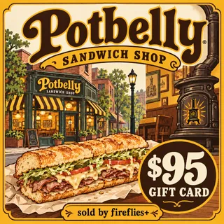 $95.00 USD POTBELLY SANDWICH SHOP GIFT CARDS