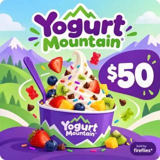 $50.00 USD YOGURT MOUNTAIN GIFT CARDS